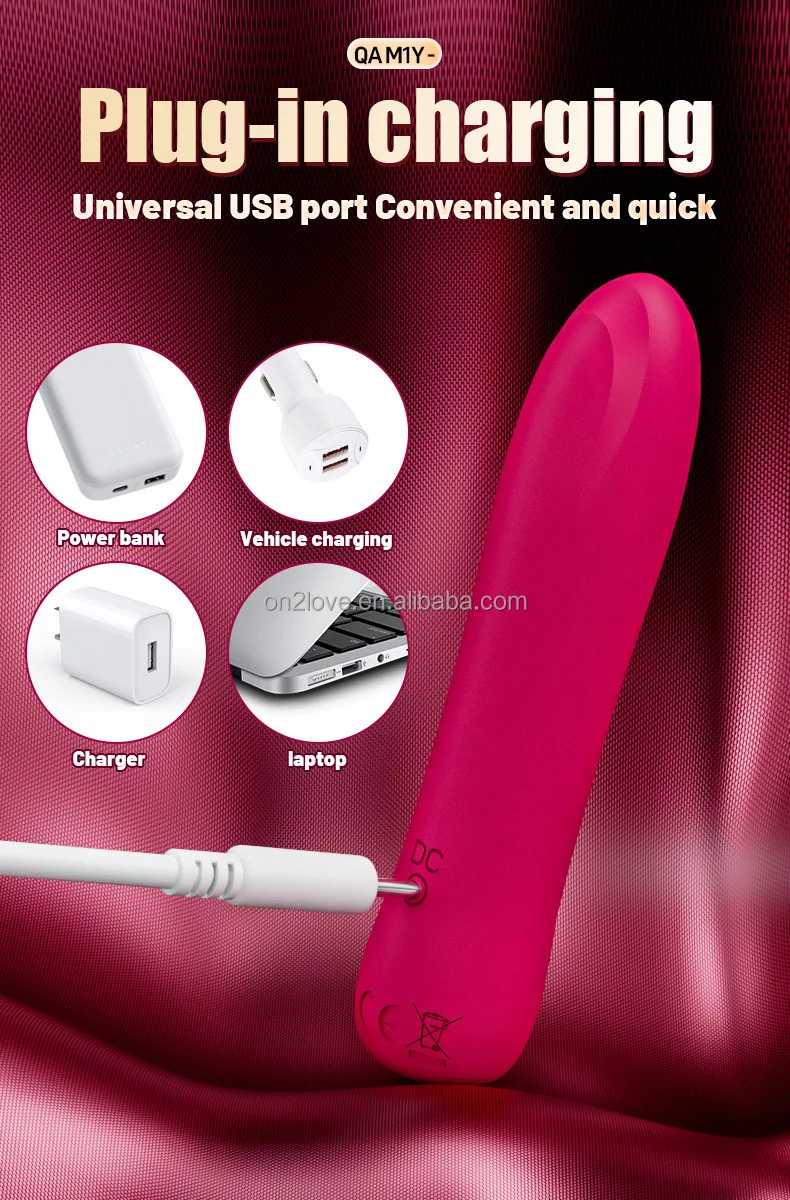Internal battery and motor specifications diagram for Amoura bullet vibrator