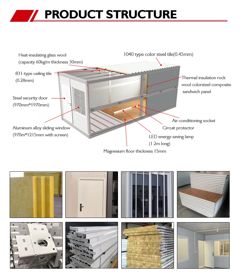 Wholesale Assembly Disassembly Prefabricated 20ft Office Modular House ...