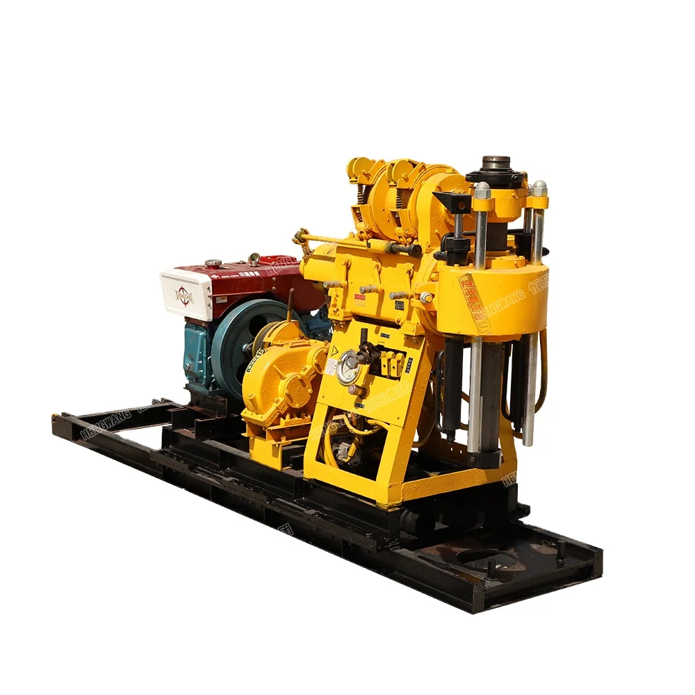 100m 200m Hengwang Deep Portable Small Water Well Rigs Drilling Rig Machine Borehole Drilling Machine Price