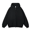 black zipper hoody