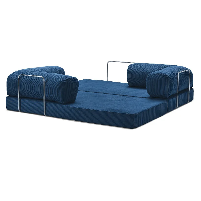 French-style Modular Combination Small Apartment Living Room Corner Seat 3-proof Lambswool Compressed Fabric Sofa Home Furniture