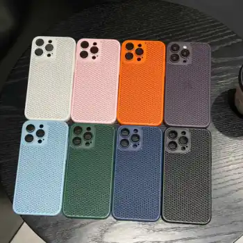 Honeycomb heat dissipation PC material custom design china manufacturer phone case cover for iPhone 15 Pro max 14 13 12 11