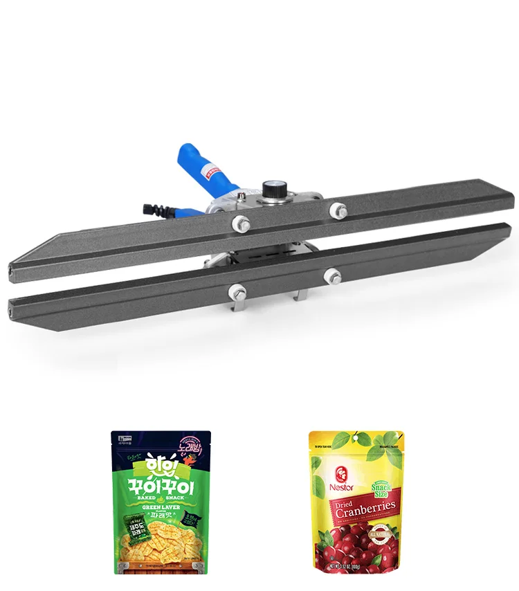 FKR-500 Table Top Manual Take Away Meal Meat Food Kraft Paper Laminated Bag Hand Clamp Packaging Manual Hand Sealing Machine supplier