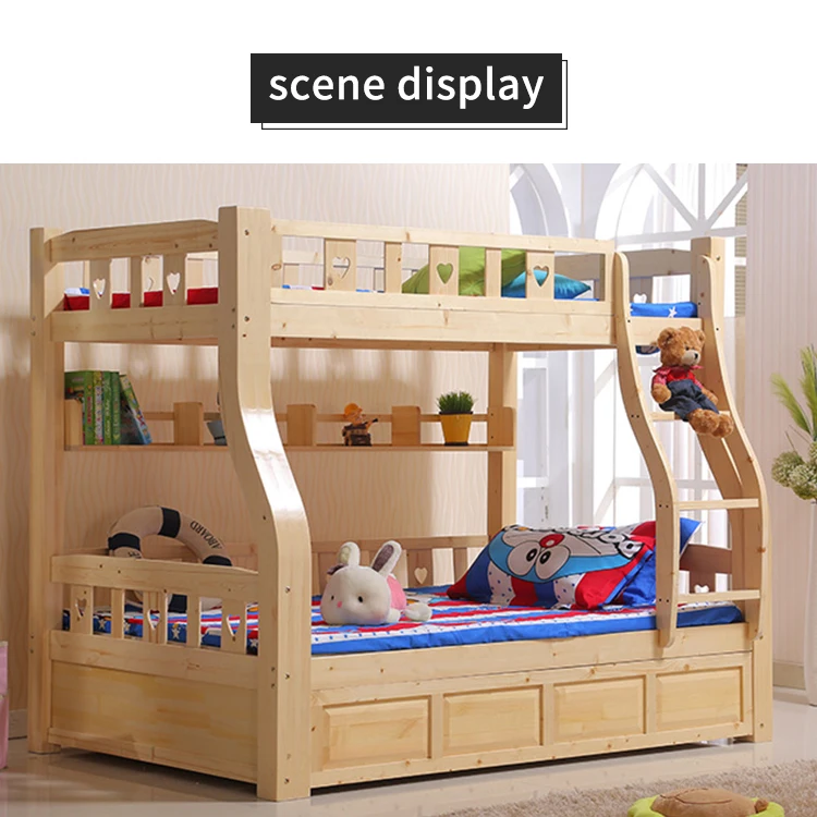 Special Design Widely Used Modern Wood Loft Bunk Bed Children