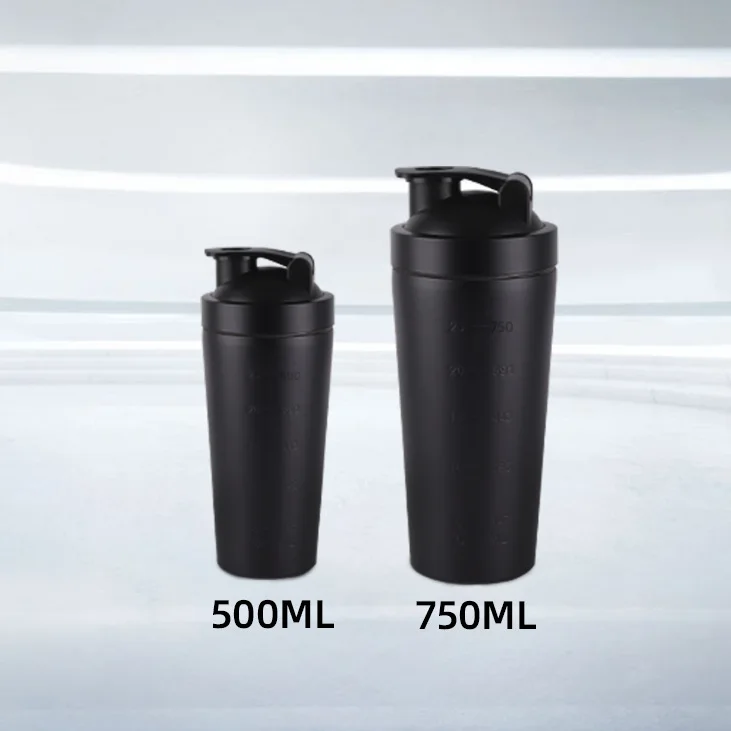 500ml304 Single-layer Stainless Steel Shaker Bottle Portable