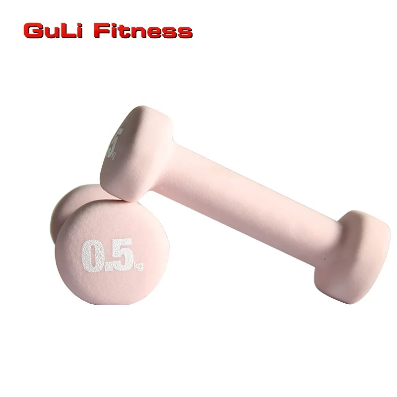 Cheap Anti-Slip Neoprene Dumbbell 1-10kg Color Coded