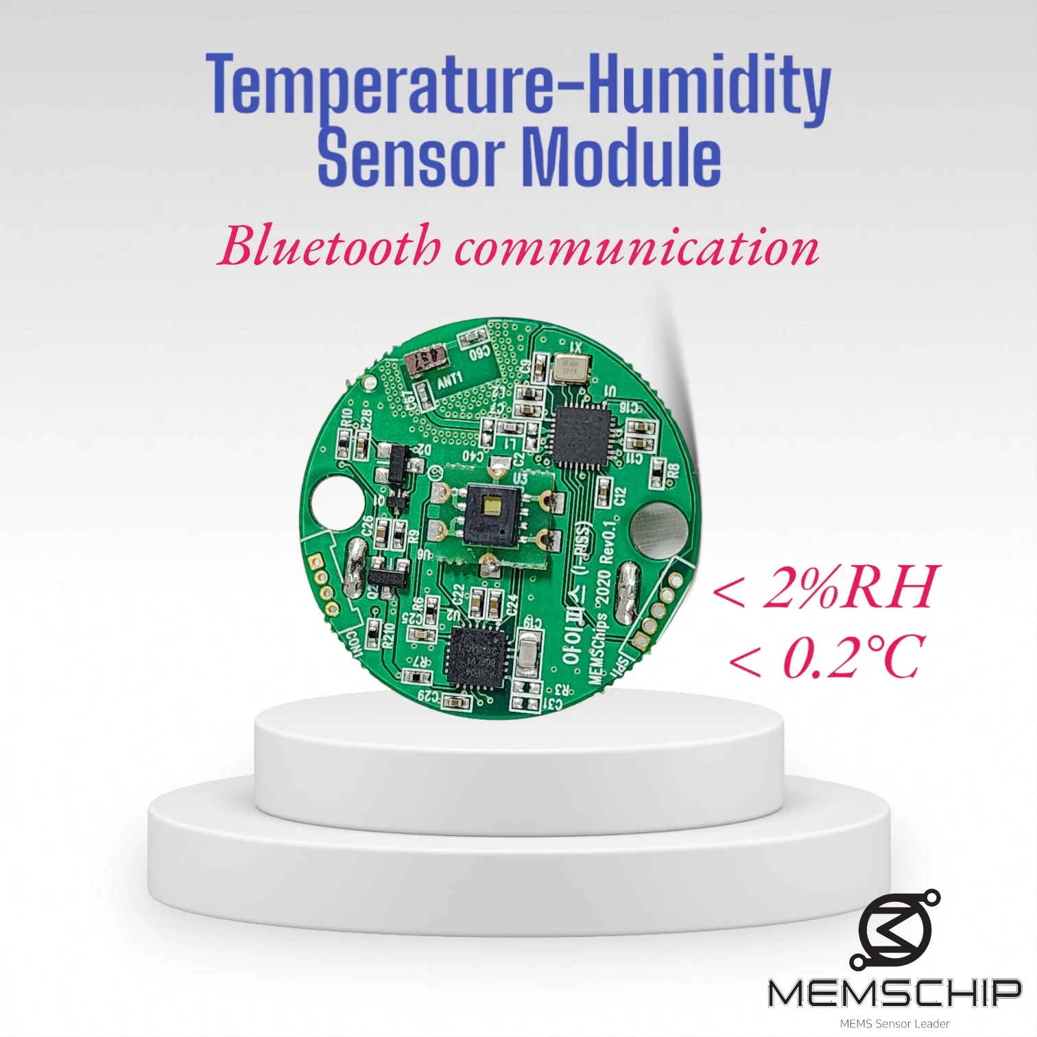 High Precision Pcb Type Digital Temperature And Humidity Bluetooth ...