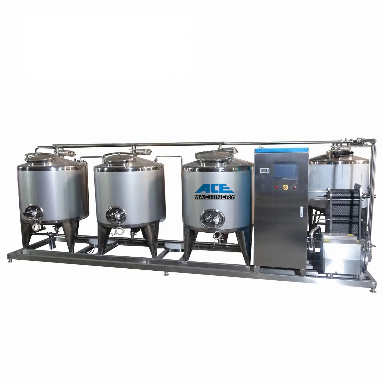 Заводская цена нержавеющая сталь 304 316 100L/200L Cip оборудование для очистки на месте блока для емкости для пивоварни