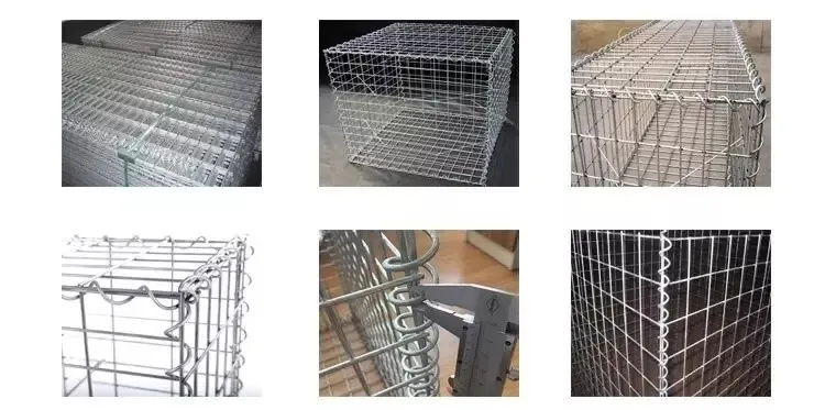 Xinboyuan galvanized welded basket wall gabion box for protection galvanized welded wire mesh gabion for stone cage wall