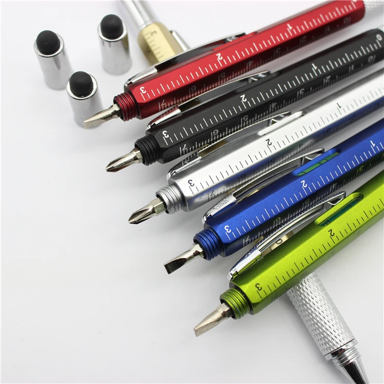 6 in 1  Pen Notebook and Pen Gift Set Multifunctional Screwdriver Tech Pen