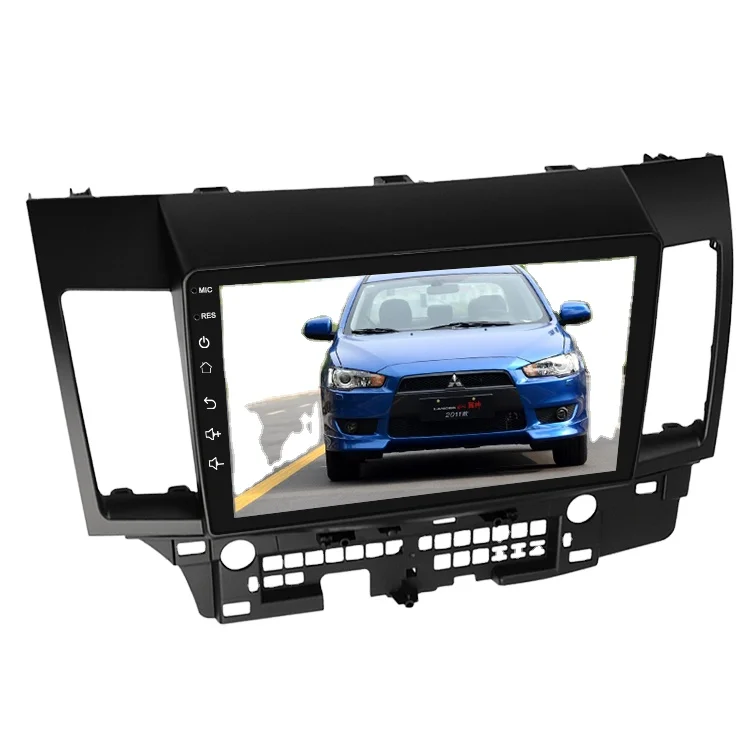 10.1inch Car Player Frame Android System Car Accessories Bracket Panel Fascia Frame Player for mitsubishi Lancer 2010-2016