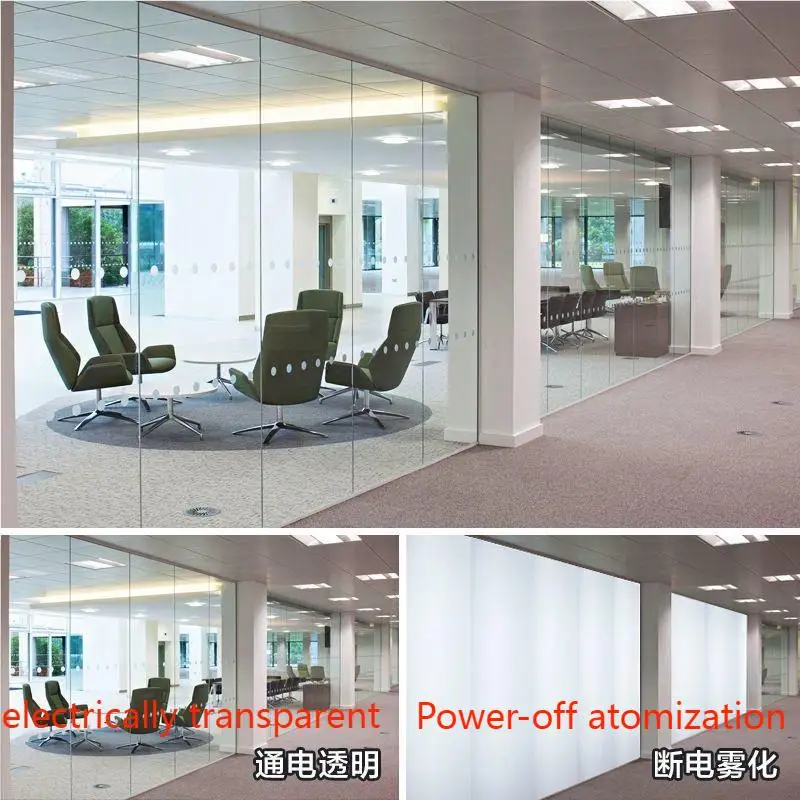 Privacy PDLC Glass Color Changing Electronic Smart Glass Switchable ...
