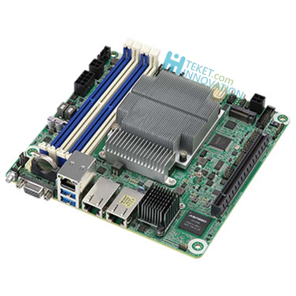 ASRock Rack Mini-ITX Motherboard with 1 x PCIe x16 Slot for EPYC
