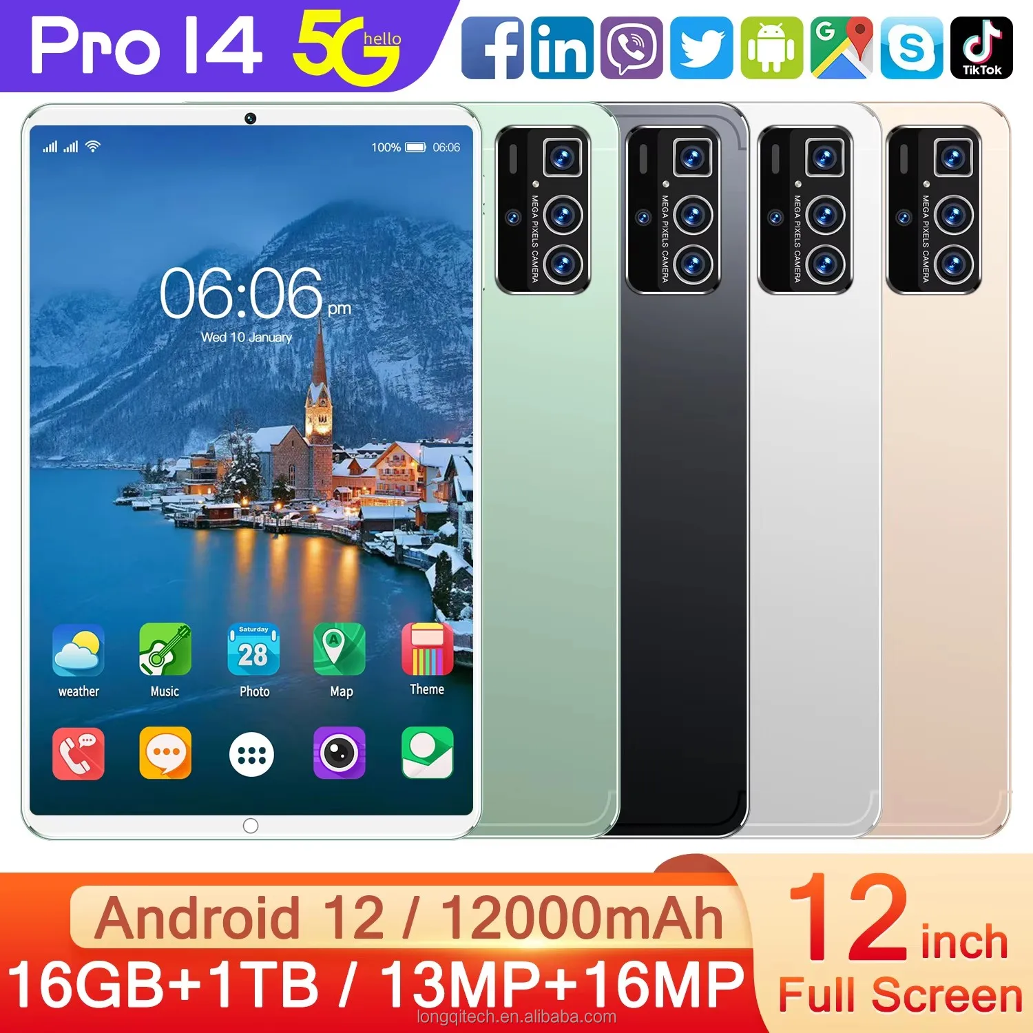 High Performance Android Tablet High Performance Android Tablet PC with Dual SIM 10.1 Inch