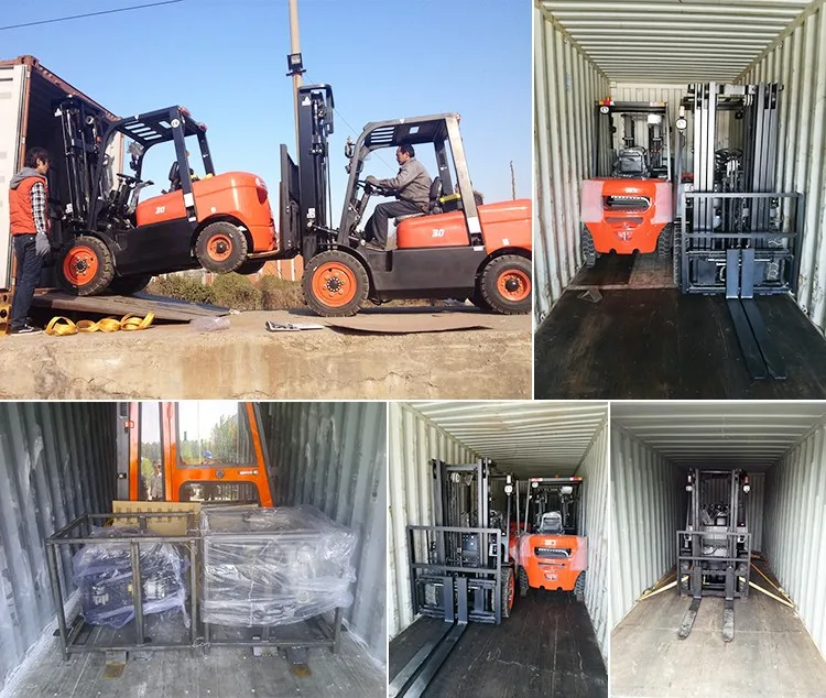 4tons Loading Capacity Cpcd40 Counterbalanced Diesel Forklift Truck ...