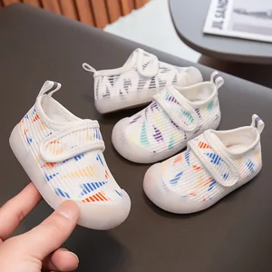 Breathable Safety Kids Black School Fashionable Walking