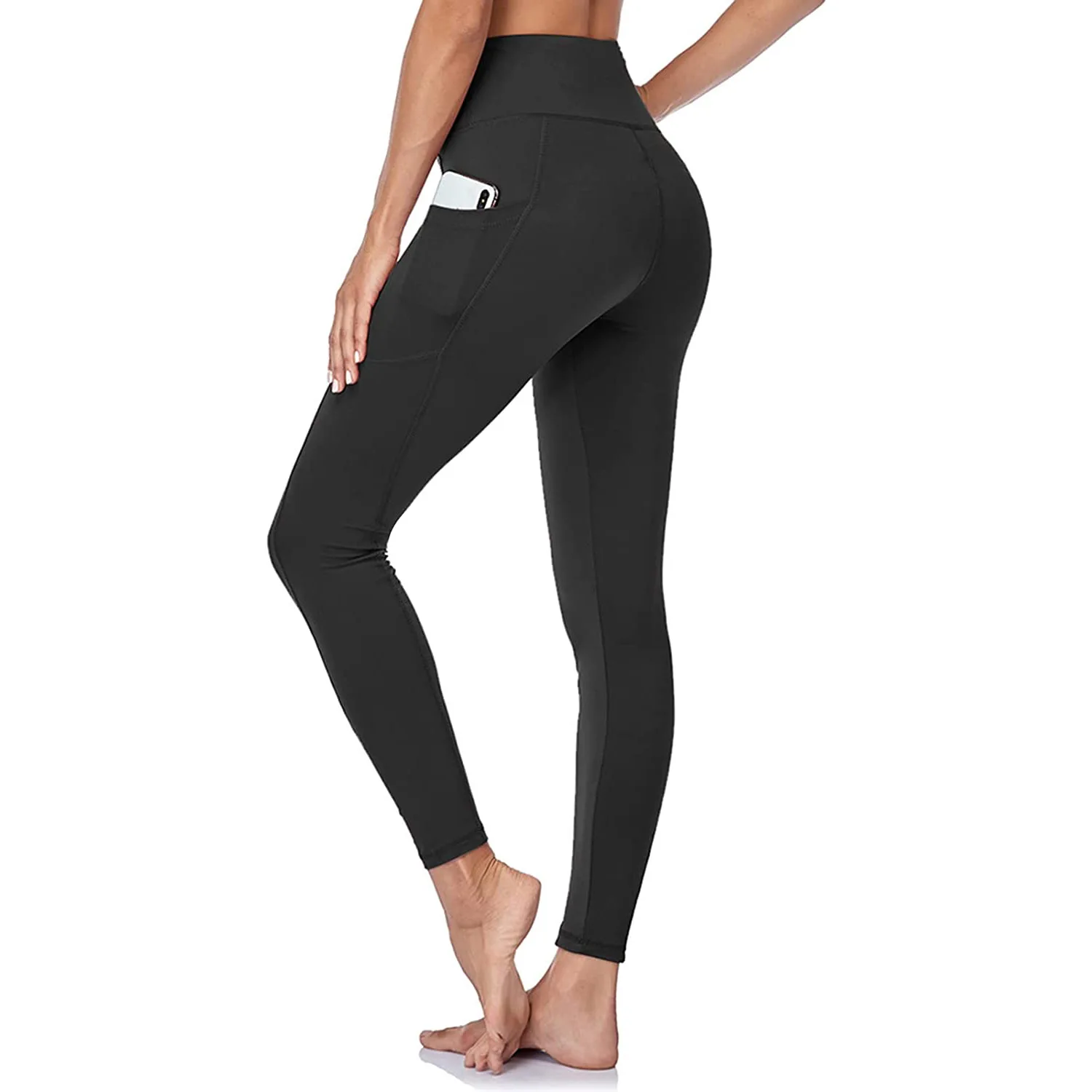 Wholesale Gym Wear High waist gym sports Workout leggings running fitness women's yoga pant leggings with pockets