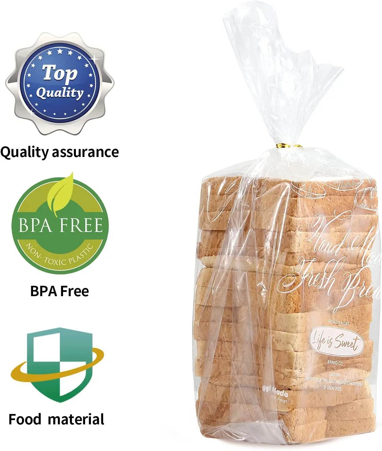 Food Grade PE Resealable Plastic Freezer Slider Storage Bags for Sandwich  Bread Apple Packaging Bags - China Zipper Bag, Storage Bag