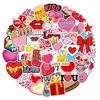 50Pcs Valentine Day Stickers