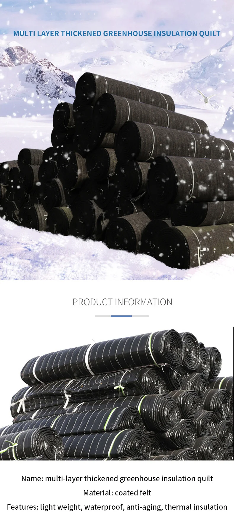 Heat Preservation Quilt Agriculture Greenhouse Thermal Heat Keeping Blanket Buy Greenhouse