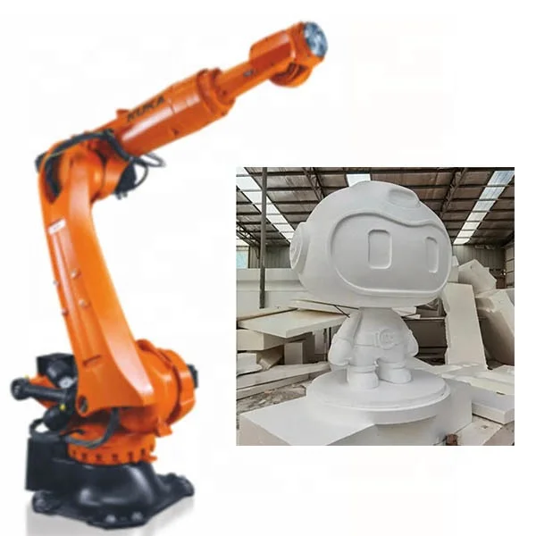 Kuka Axis CNC Robotic Arm Wood Sculpturing Engraving