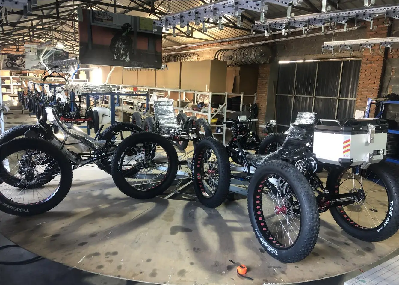 Trikexplor Mountain 4wd Offroad Bafang 500w Electric Fat Tire