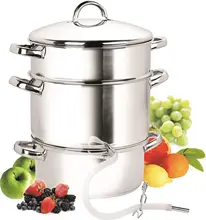 11L Classic Stainless Steel 304 Induction Steam Juice Extractor Dishwasher Safe