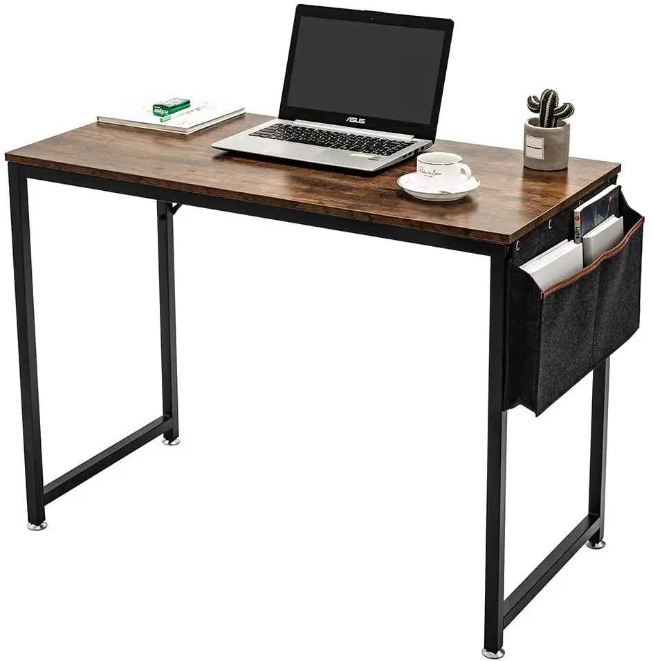 Bureau table d'ordinateur Table de travail bureau table de PC bois acier ts43ws 