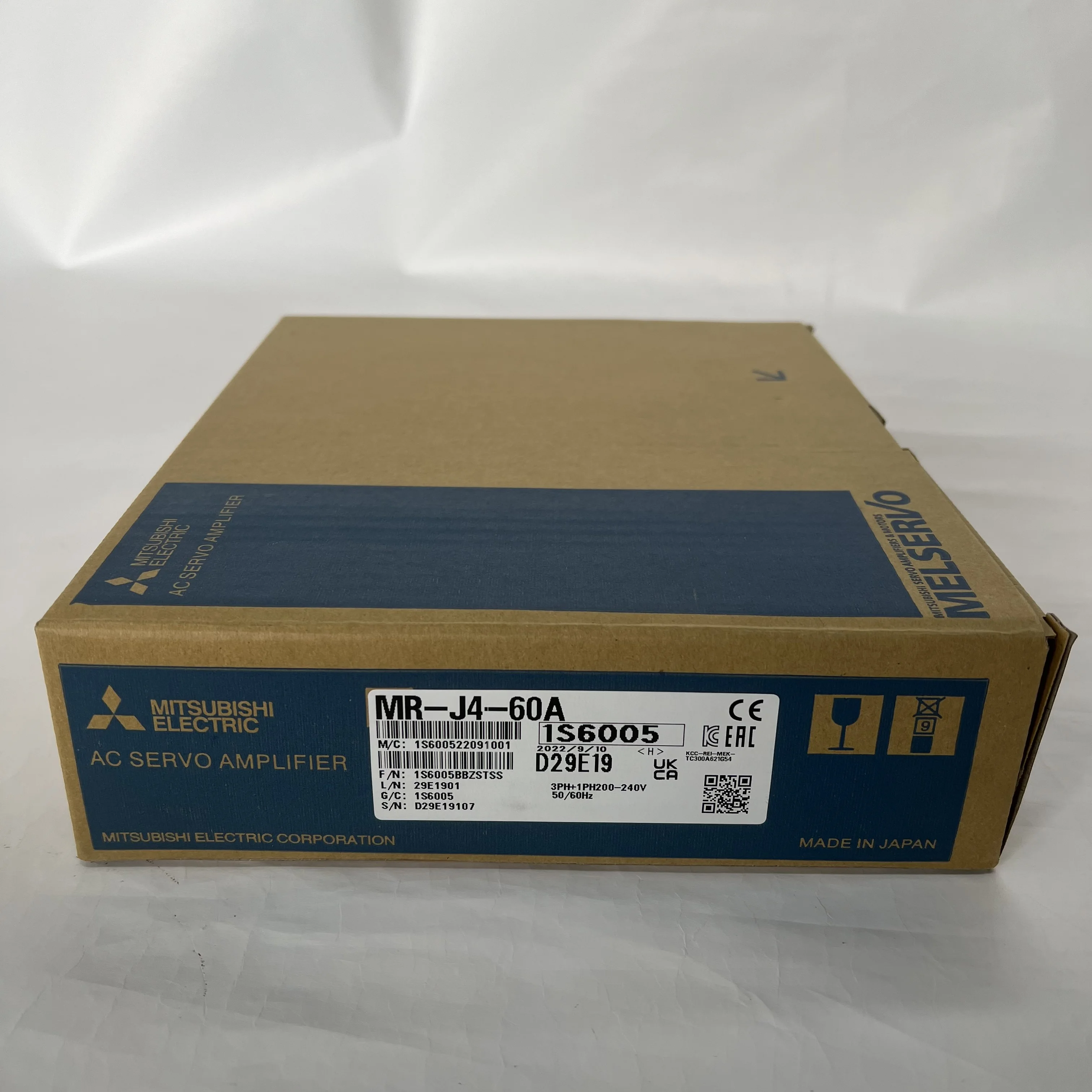 Mitsubishi AC Servo Amplifier MR-J4-60A Mitsubishi AC Servo Amplifier MR-J4-60A