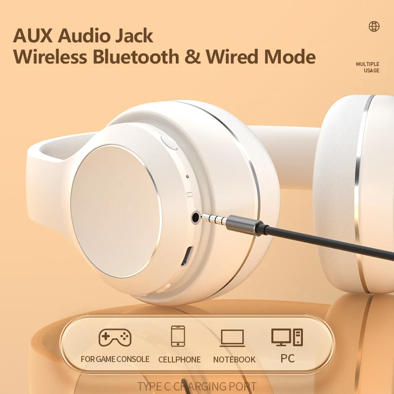 BH15 Amazon Best Selling Over Ear Kids Earphone Wireless Gaming Headset Bluetooth Headphones for iphone
