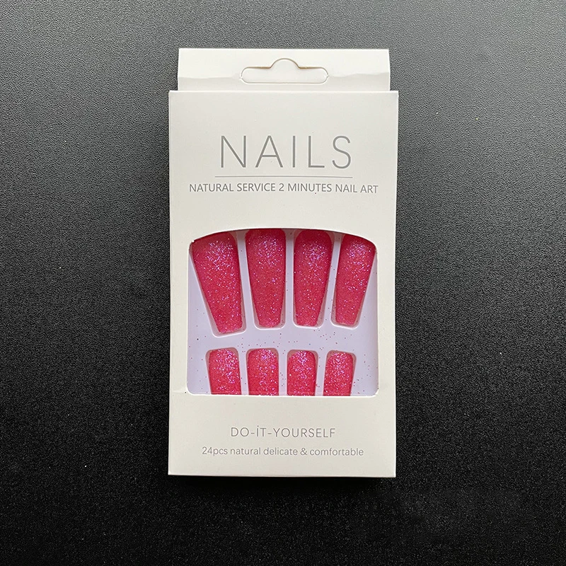 2023 оптовая продажа акриловые накладные ногти искусственные французский