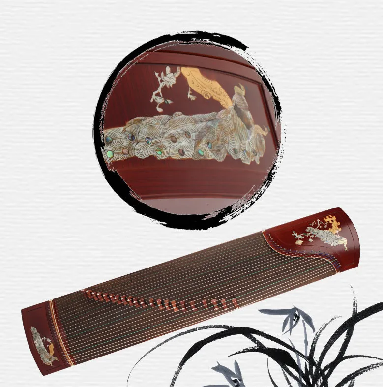 ★QUMAPON ROUGE+QUMAPON PEACOCK 22-inch High Metal Peacock Figurine - Multi-Colour Puerto