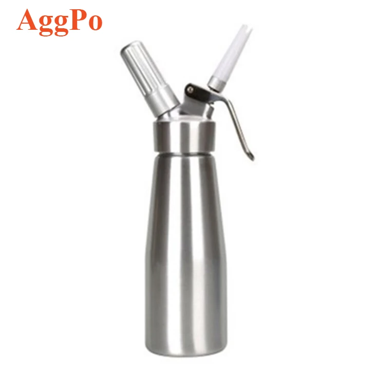 Aluminum Whip Cream Dispenser,500ml Durable Aluminum Cream Whipper With