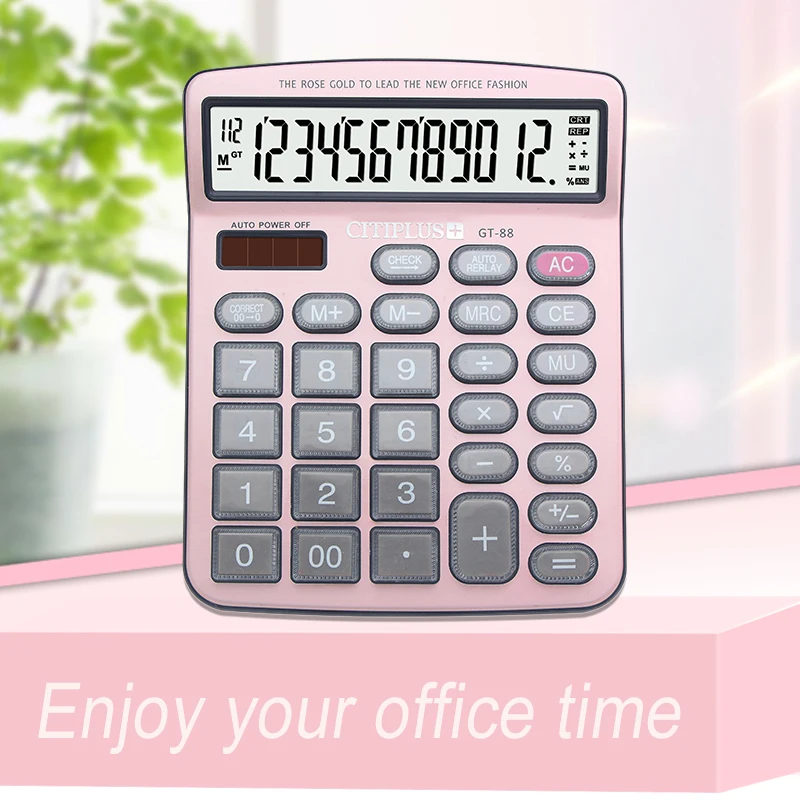 casio calculator rose gold