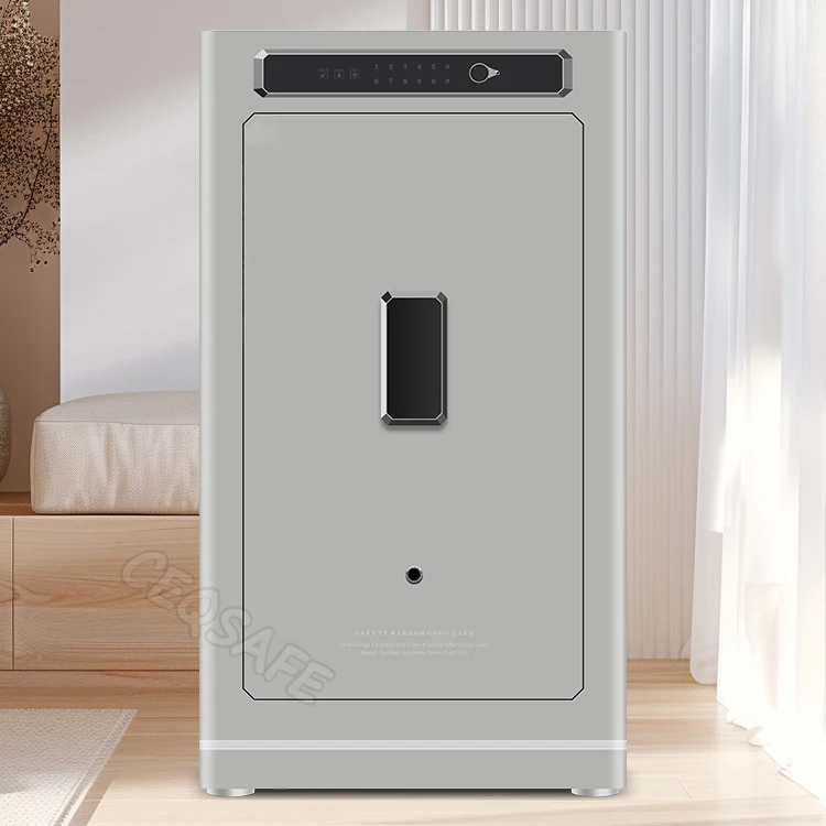 CEQSAFE Factory Direct Sale Digital TUYA APP Wifi Fingerprint Safe Box Home Security Strong Box for Office Home