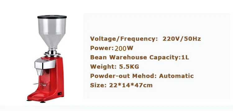 250w Automatic Coffee Grinder Machine 