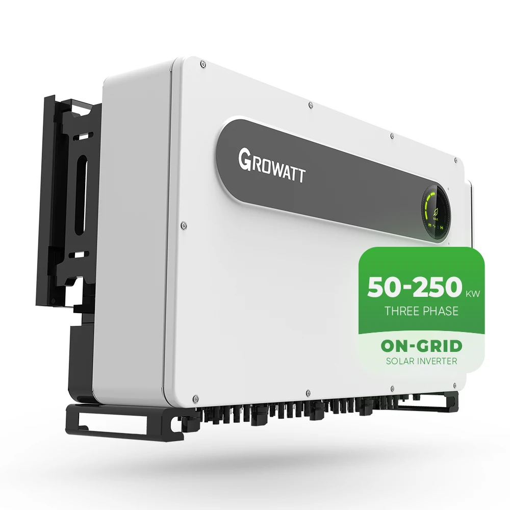 Growatt on Grid Solar Inverter 3 Phase 75Kw 100Kw 250Kw 400V Grid Tie Inverter With Circuit Diagram