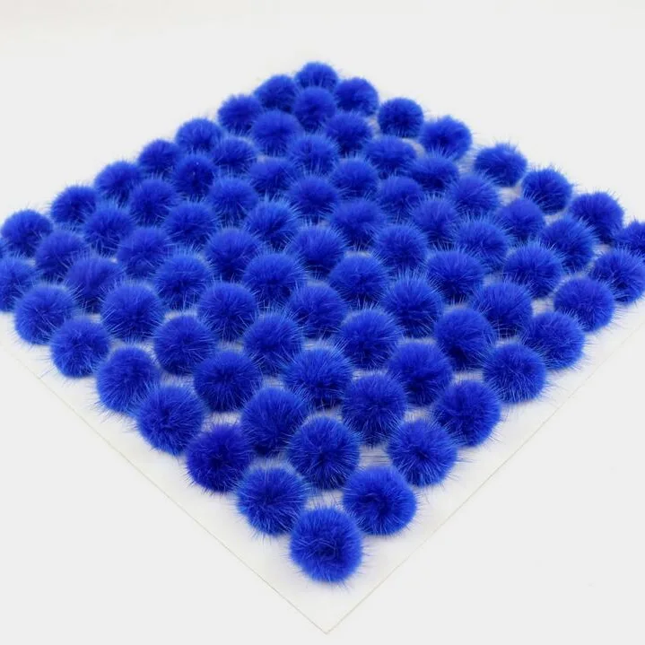 Модные декоративные повязки на голову, аксессуары, маленькие помпоны из меха норки, цвета на заказ