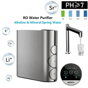 IMRITA Tankless Large Flow 800 GPD Water Filter Alkaline Mineral Water Reverse Osmosis RO System Water Purifier for Home