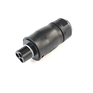 3 Core Connector IP68 Waterproof PP0 Material 230V AC 25A Betteri BC01-C Male Plug Connectors for Solar System