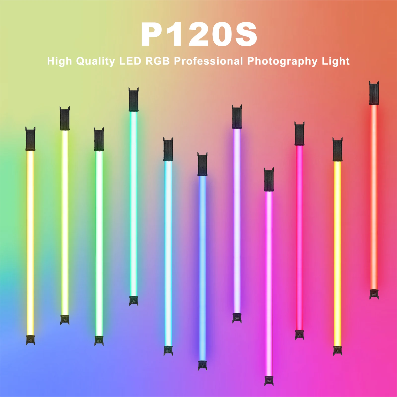 LUCCEO P120S LEDライト2本セット LUXCEO P120S 30W LED Tube Light with DMX Control for Film Making