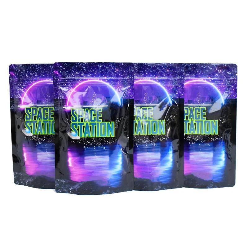 LT Customized Cookies Candy Sour Patch Gummies Matte Soft Touch 3.5 7g 14g Smell Proof Zipper Food Edibles Packaging Mylar Bag