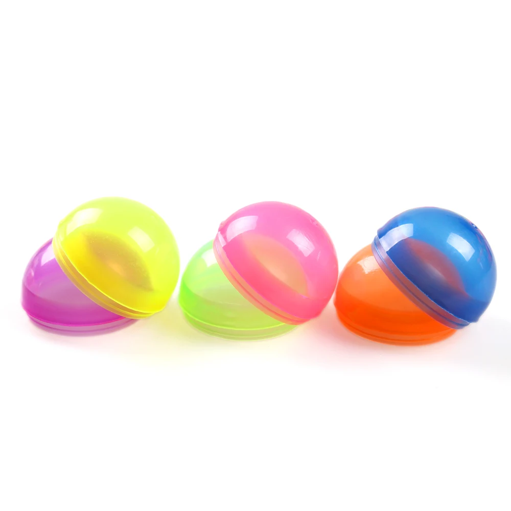Promotional Products Surprise Egg Half Transparent High Quality Plastic Empty Toy Capsule for Toy Vending Machine
