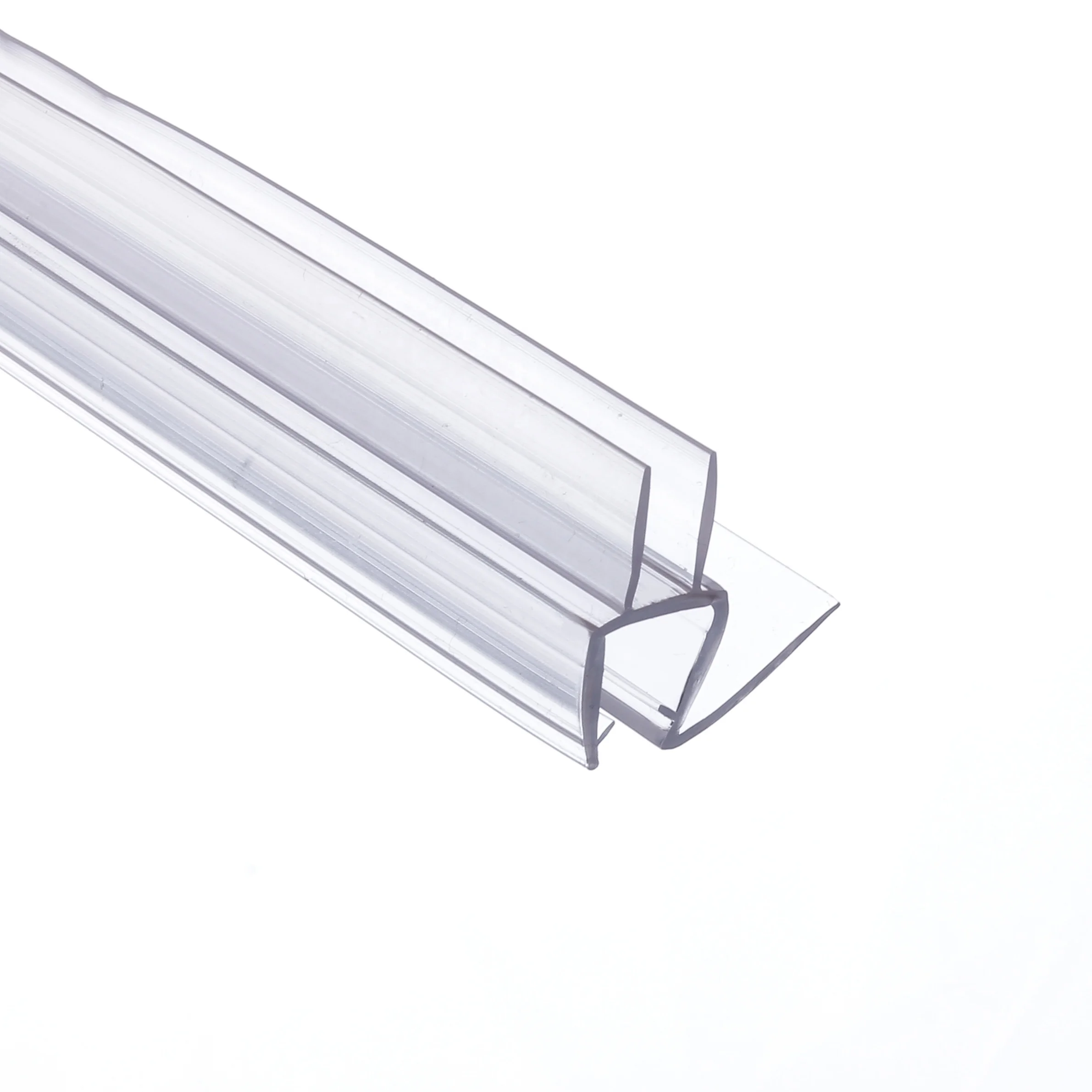 Hot Glass Door Bottom Waterproof PVC/Polycarbonate  Seal  Shower Door Sealing Strip
