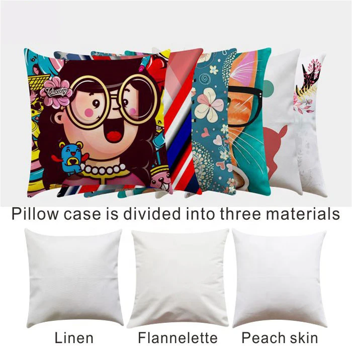 Kingsub Linen Pillow Cases Home Decor,Wholesale Plain White Sublimation