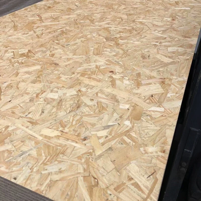 High Gloss Waterproof Furniture Construction Grade Board Melamine Chipboard 1220*2745*9mm OSB Board For Wardrobe factory