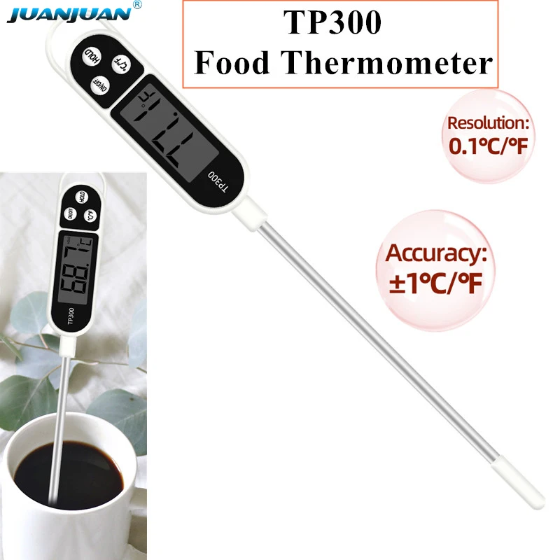 Digital Thermometer, Food Grade, Pen Style, CE Certified, TP300