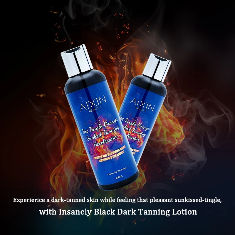 Aixin 200ml Tanning Tingle Cream Bronzer Accelerator Gel For Sunbed