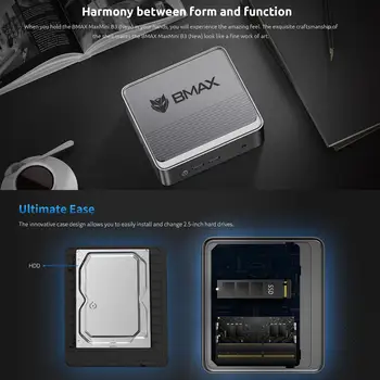 601014 未開封Bmax ミニpc B3 8GB+256GB Factory Price Bmax B3 2025 Win11 Mini Pc 8gb Ram 256gb Rom