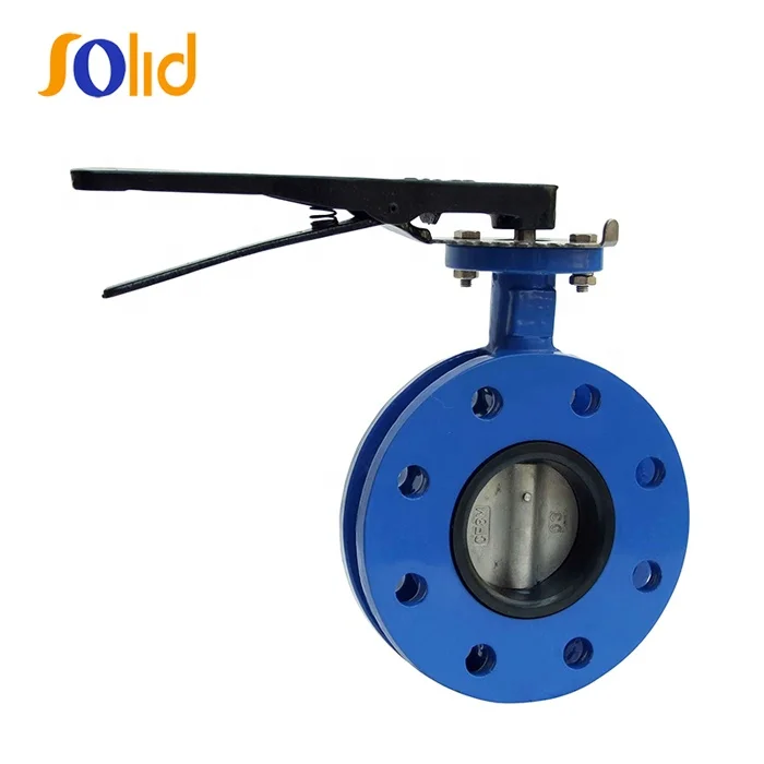 PN10/16 CE certificate Ductile Iron Cast Iron Wafer or Lug Type Butterfly Valve Price List
